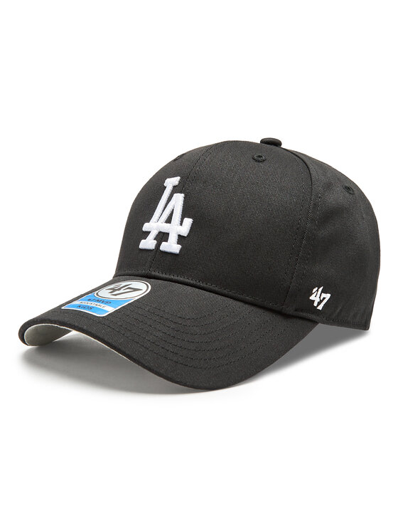 47 Brand Cepure ar nagu MLB Los Angeles Dodgers Raised Basic '47 MVP B-RAC12CTP-BKA Melns