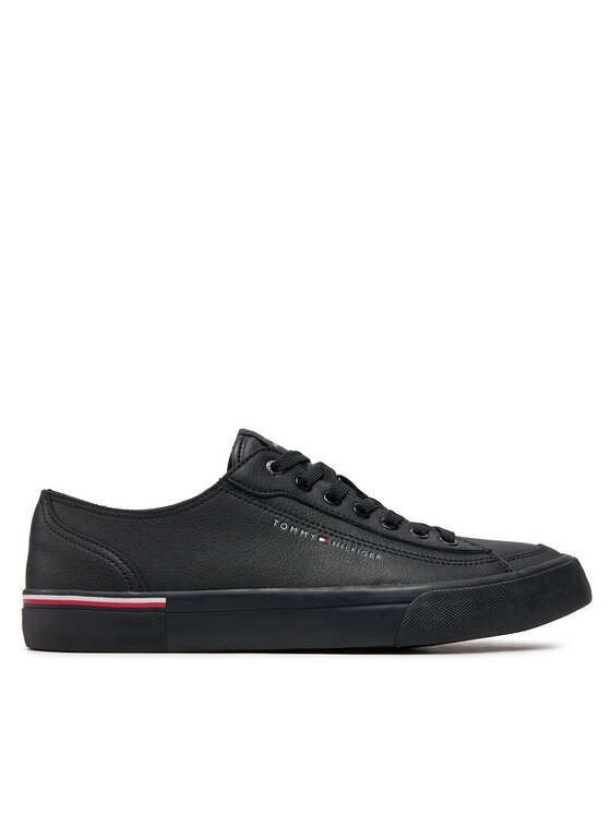 Tommy Hilfiger Sneakers Corporate Vulc Leather FM0FM04953 Negru