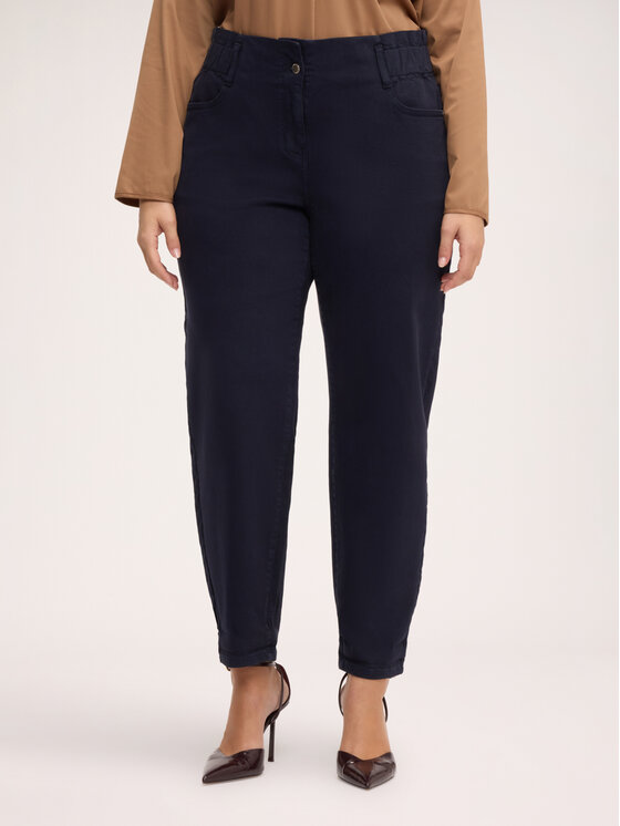 Fiorella Rubino Fiorella Rubino Spodnie materiałowe P724T005354N034 Niebieski Regular Fit