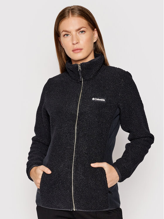 Columbia Pārejas jaka Panorama Full Zip 1861191 Melns Regular Fit