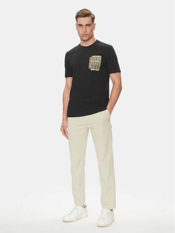 BOSS BOSS T-Shirt Te_Container 50546920 Czarny Regular Fit