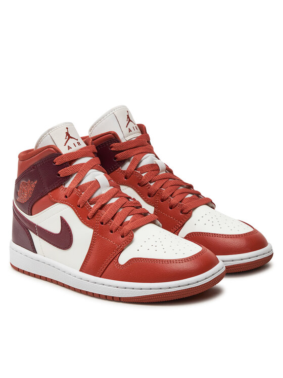 Nike Nike Superge Air Jordan 1 Mid BQ6472 200 Rjava