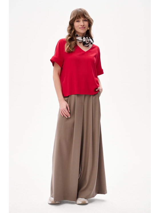 blue shadow blue shadow Spodnie damskie Vida Zielony Regular Fit