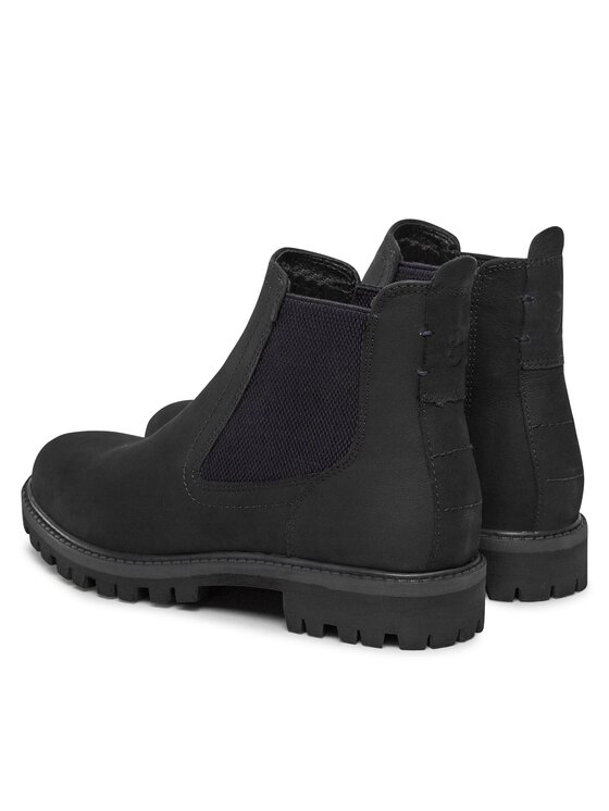 Tamaris Tamaris Kotníková obuv s elastickým prvkem 1-25401-41 Tmavomodrá