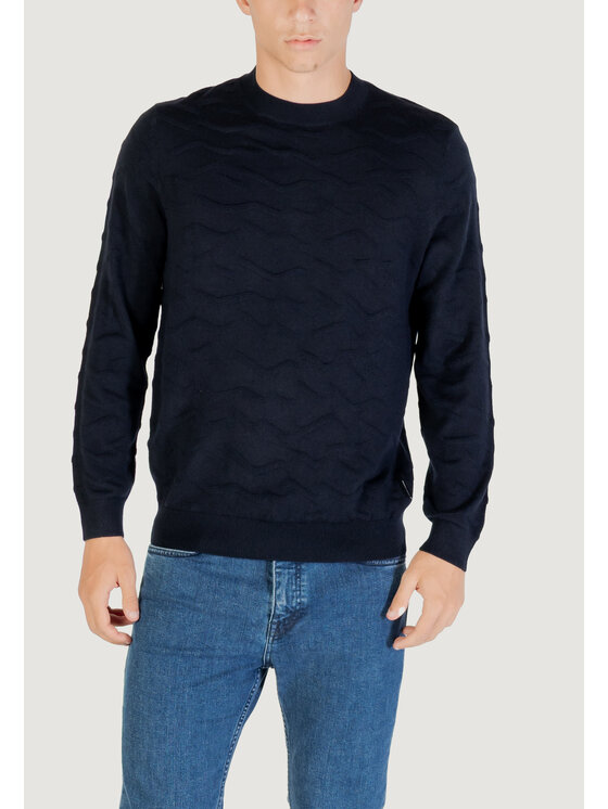Armani Exchange Armani Exchange Maglione PULLOVER Blu Over Fit