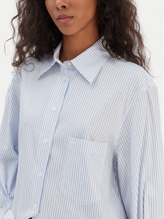 JOOP! JOOP! Krekls Benice 30100734 Zils Relaxed Fit