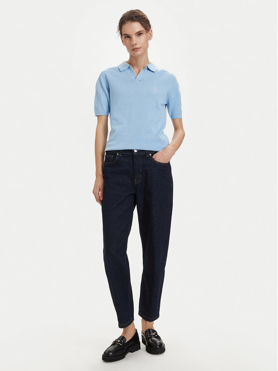 Beverly Hills Polo Club Beverly Hills Polo Club Polo P-SS26W-M550273 Svijetlo plava Regular Fit