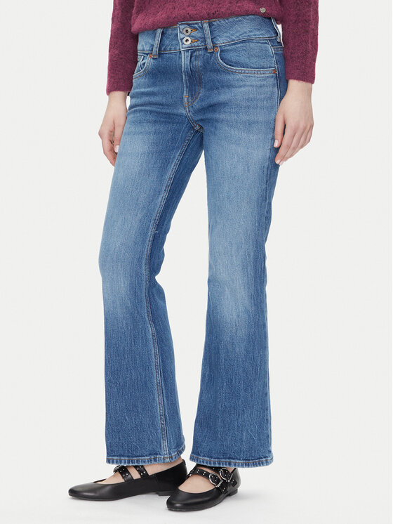 Pepe Jeans Pepe Jeans Blugi PL204877 Albastru Flare Fit
