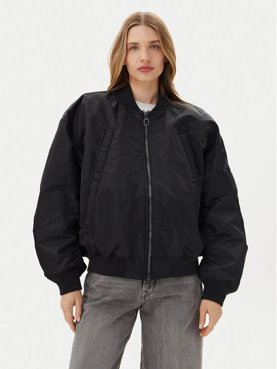 G-Star Raw G-Star Raw Bomber dzseki Macro D25989-C143 Fekete Oversize
