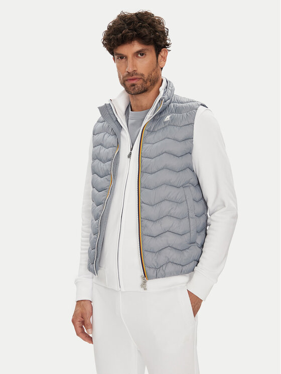K-Way K-Way Vestă elegantă Valen K6114RW Gri Slim Fit