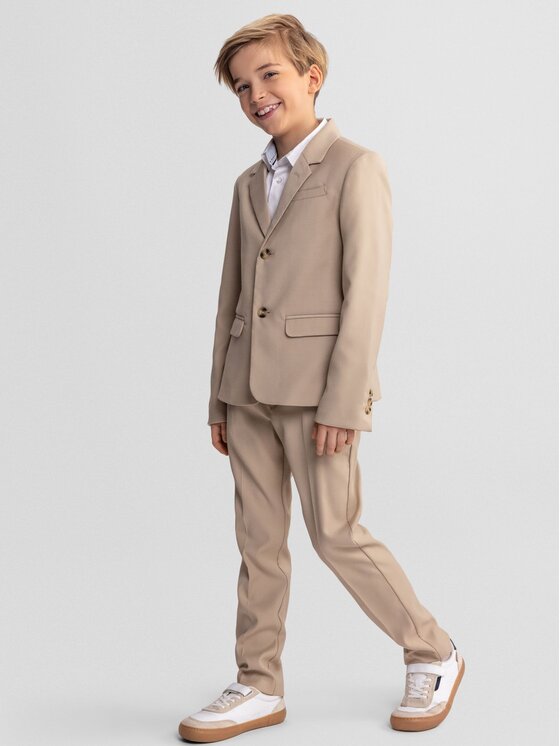 minoti minoti Marynarka 29FORMAL250 Szary Regular Fit