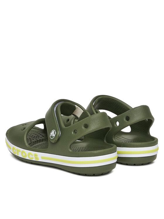 Crocs Crocs Sandały BAYABAND SANDAL K 211054-309 Zielony