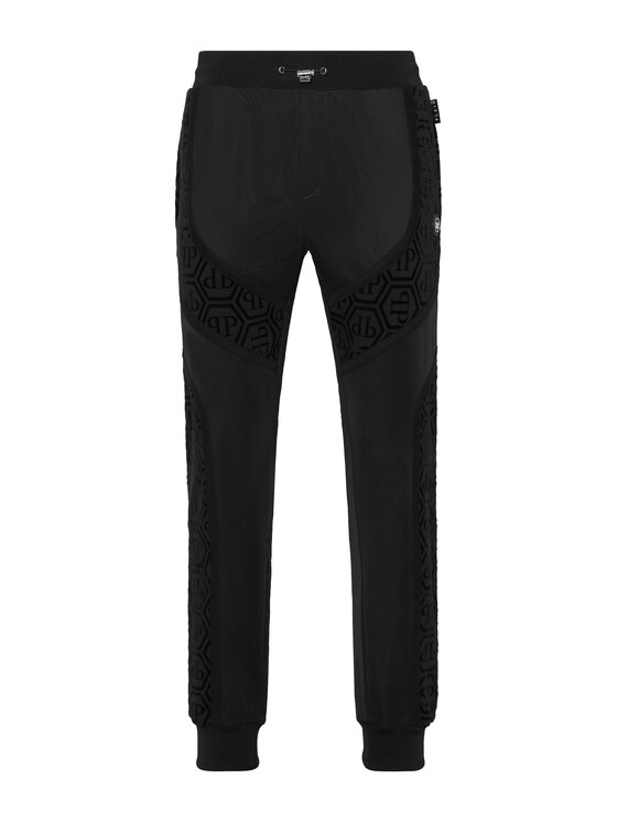 PHILIPP PLEIN PHILIPP PLEIN Joggers kalhoty 22765 Černá Jogger Fit
