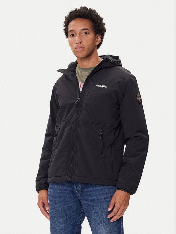 Napapijri Napapijri Giacca di transizione A-Tundra Wint 1 NP0A8928 Nero Regular Fit