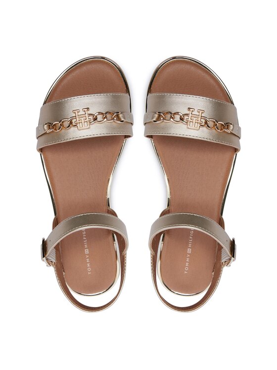 Tommy Hilfiger Tommy Hilfiger Sandale Flat Sandal T3A2-33253-1372 S Auriu