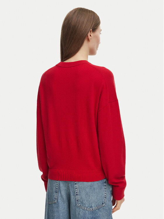 Tommy Hilfiger Tommy Hilfiger Пуловер WW0WW51459 Червен Regular Fit