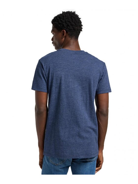Lee Lee T-Shirt ULTIMATE POCKET TEE Niebieski Regular Fit