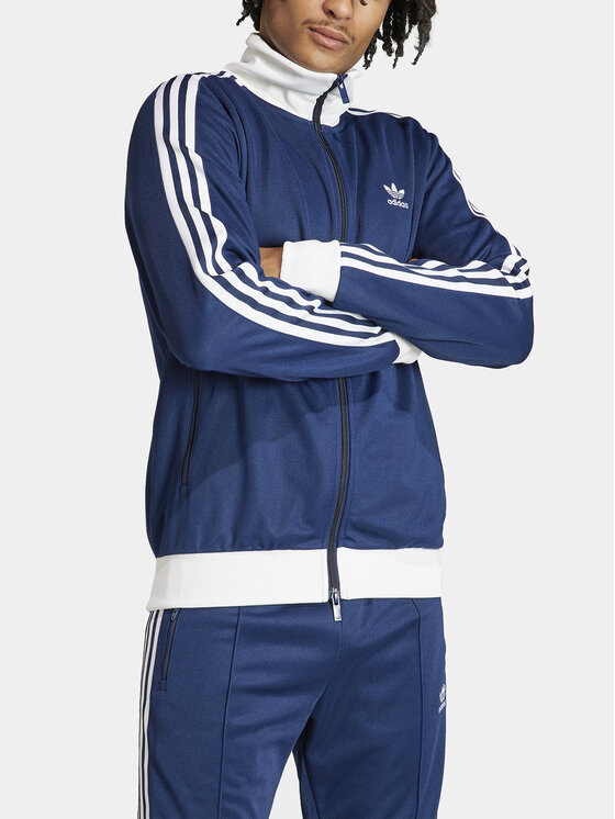 adidas adidas Felpa adicolor Classics Beckenbauer IP0418 Blu Slim Fit