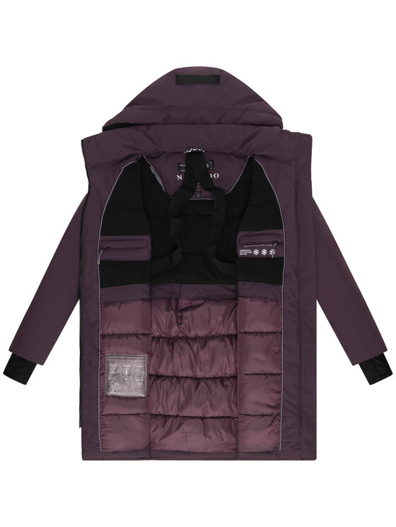 Navahoo Navahoo Kurtka zimowa Winterzart Fioletowy Regular Fit