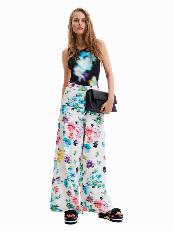 Pantaloni di tessuto 23SWPW11 Multicolore Regular