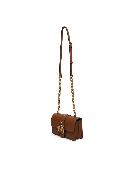 PINKO PINKO Ročna torba Love One Mini ST.CL Al 25-26 PLTT 105856 A0F1 Rjava