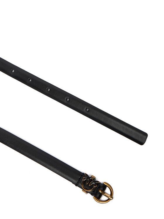 PINKO PINKO Ζώνη Γυναικεία Tamboril H1,4 Belt 20252 PLT01 105482.A2QP Μαύρο