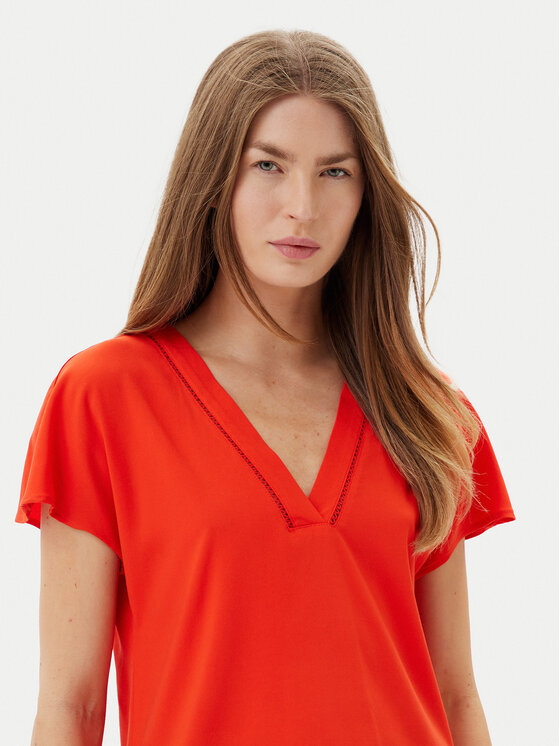 Vero Moda Vero Moda Majica Bella 10327551 Crvena Regular Fit