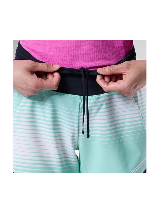 Rossignol Rossignol Szorty sportowe W Sapa Short Zielony jasny Regular Fit
