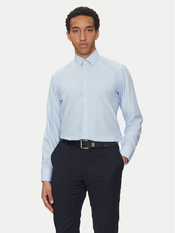 Liu Jo Košeľa QA5118 J4912 Modrá Slim Fit