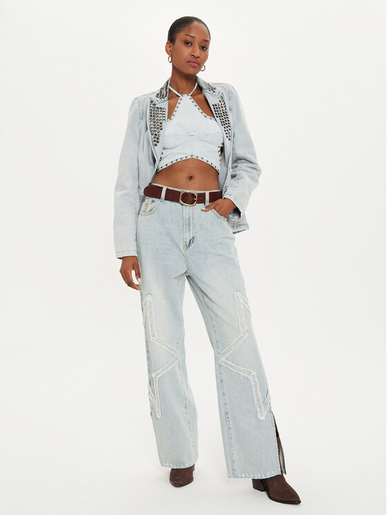 One Teaspoon One Teaspoon Jeans 26438 Blau Straight Leg