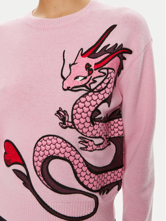 PINKO Pinko Pullover Calancola 102875 A1LM Rosa Regular Fit