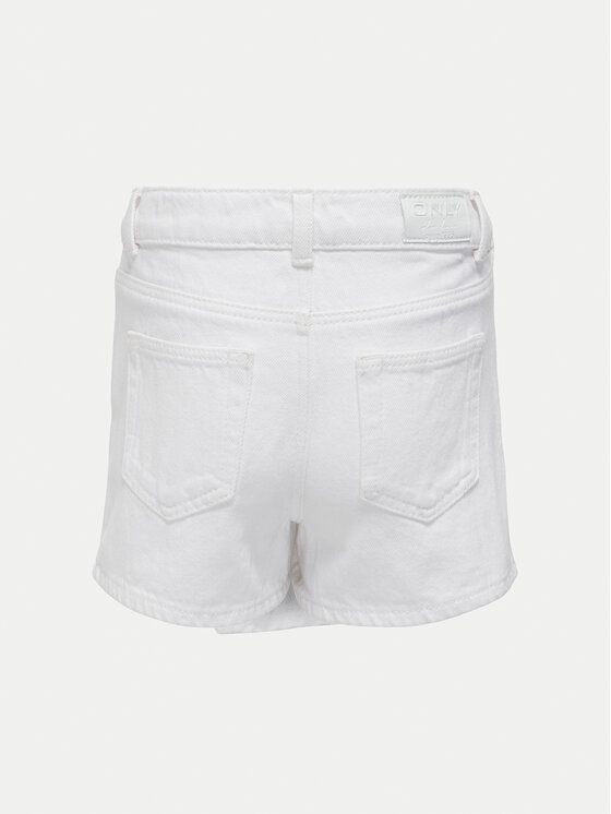 Kids ONLY Kids ONLY Spódnica jeansowa Jenny 15295800 Biały Regular Fit