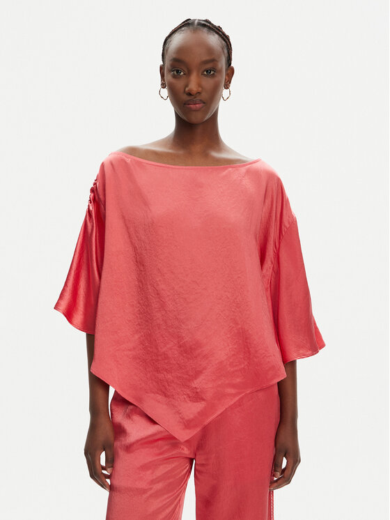 PINKO PINKO Majica 104671 A2BU Koraljna Relaxed Fit