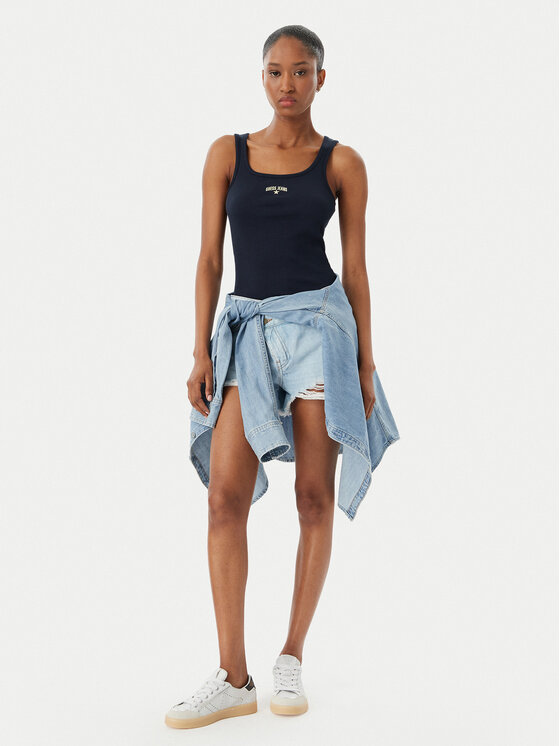 Guess Jeans Guess Jeans Džinsiniai šortai W6GDZ8 D6364 Mėlyna Regular Fit