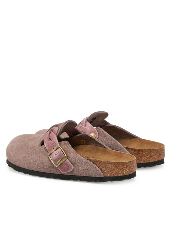 Birkenstock Birkenstock Παντόφλες Boston Braided 1029122 Ροζ