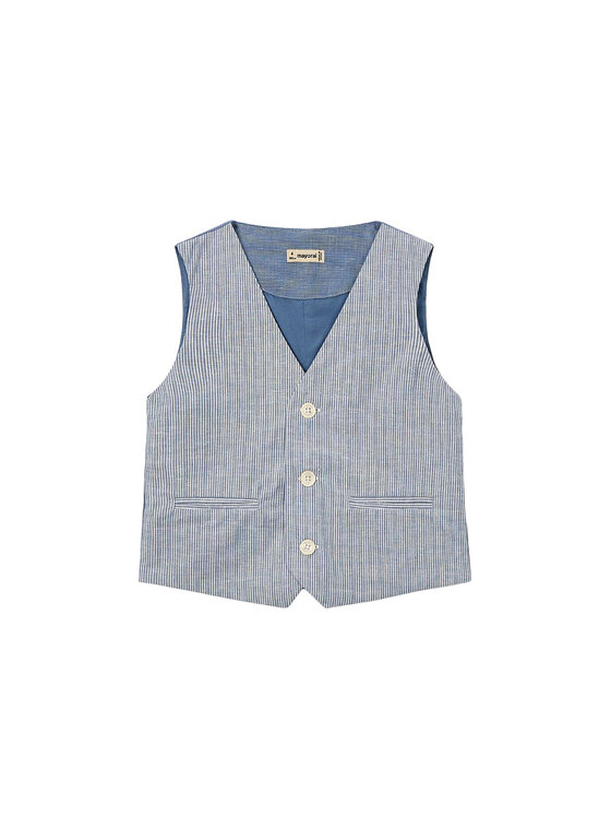 Mayoral Mayoral Mellény 3379 Kék Regular Fit