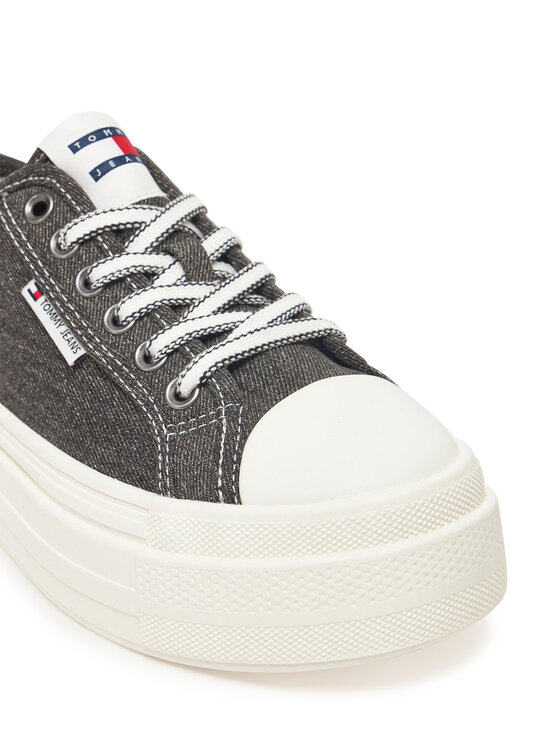 Tommy Jeans Tommy Jeans Sneakers Tjw Foxing Flatform Lc EN0EN02736 Negru