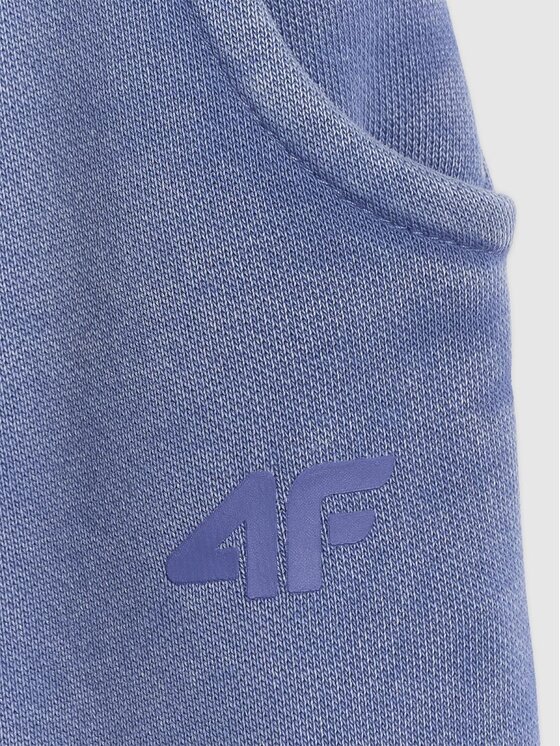 4F 4F Spodnie dresowe 4FJRAW25TTROF1473-33S Niebieski Jogger Fit