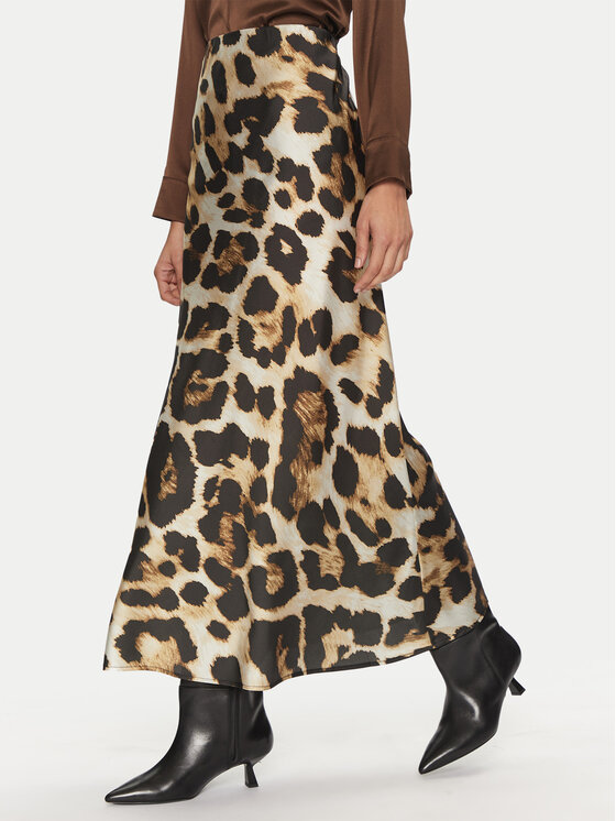 Imperial Imperial Midi sukně GHN4ISO Hnědá Regular Fit