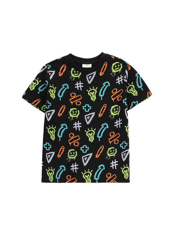 Coccodrillo T-Shirt WC5143220VBB Czarny Regular Fit