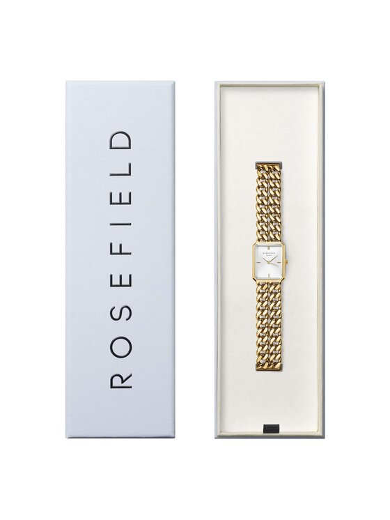 Rosefield Rosefield Zegarek Double Chain Studio Biały