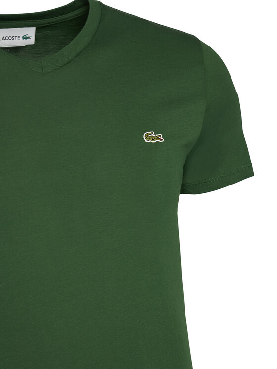 Lacoste Lacoste T-Shirt TH6710 Zielony Regular Fit