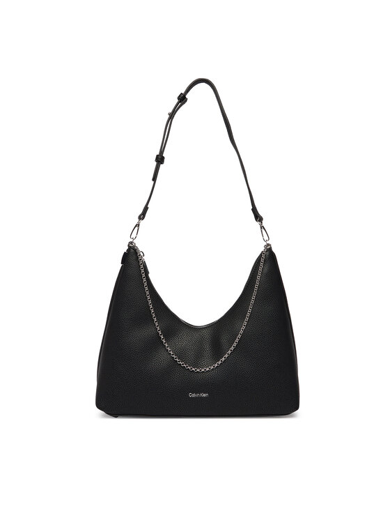 Calvin Klein Calvin Klein Táska Emblem Hw Pebble Shoulder Bag LV04F3495G Fekete