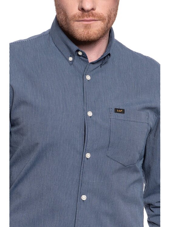 Lee Lee Camicia SLIM BUTTON DOWN Grigio Slim Fit