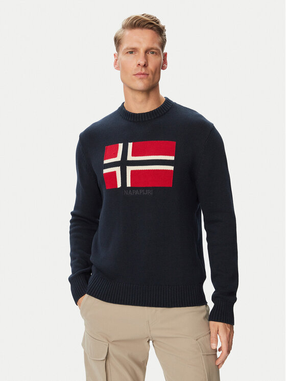 Napapijri Napapijri Pullover D-Mura C NP0A891U Dunkelblau Regular Fit