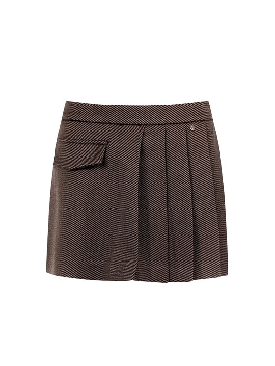 Rinascimento Rinascimento Gonna Short donna Marrone Regular Fit