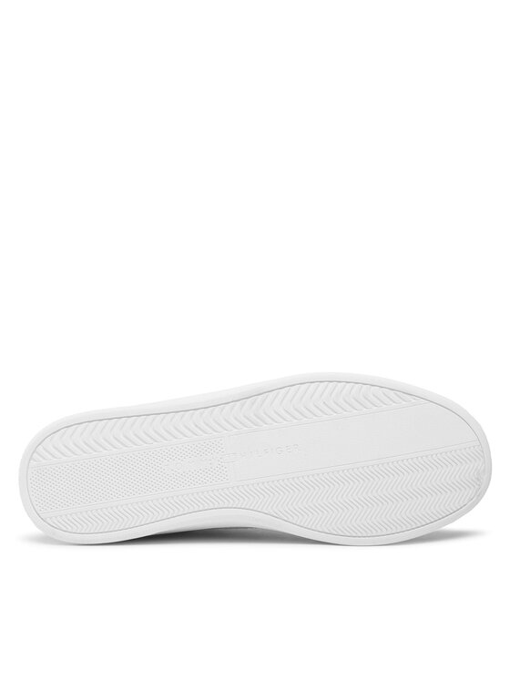 Tommy Hilfiger Tommy Hilfiger Superge Elevated Cupsole Leather Mix FM0FM04358 Bela