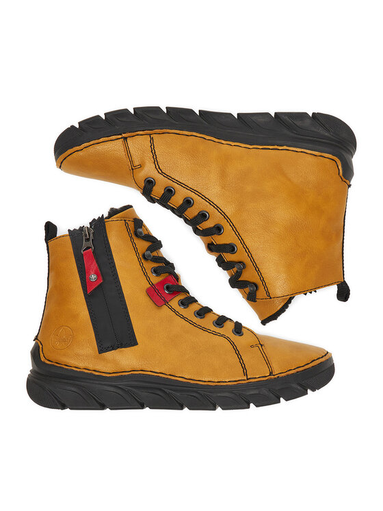 Rieker Rieker Kotníková obuv CEO-55024-68 Žlutá