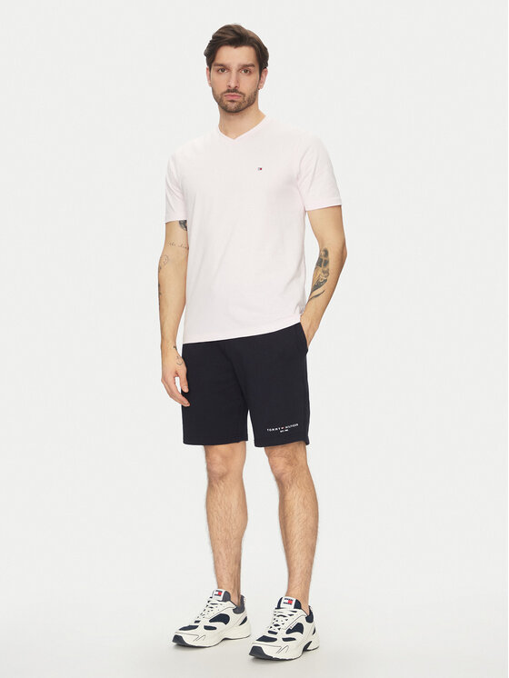 Tommy Hilfiger Tommy Hilfiger Sportske kratke hlače Small Logo MW0MW38698 Tamnoplava Regular Fit
