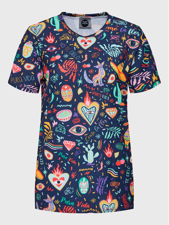 T-shirt Unisex Colorful Mexico Multicolore Regular...